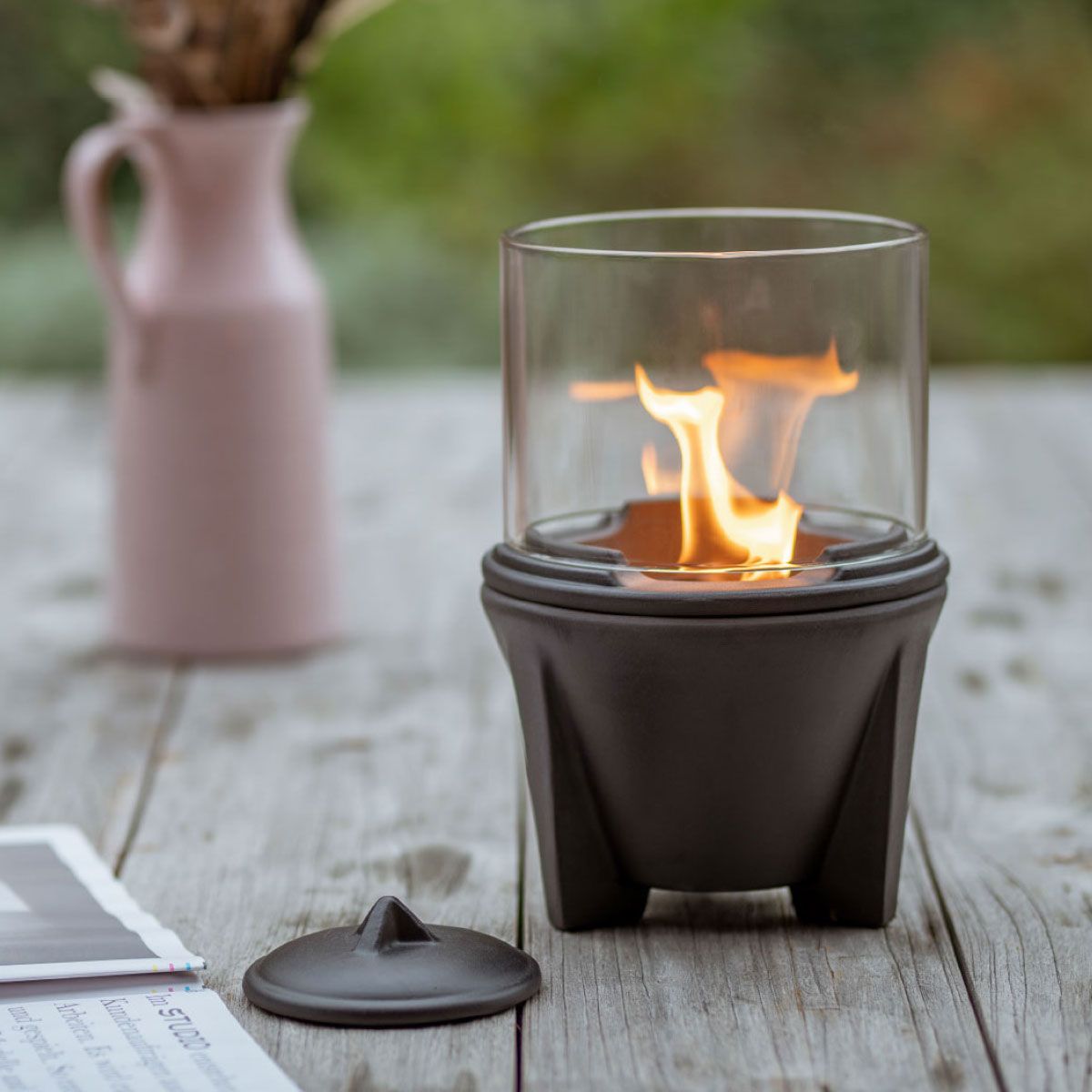 Denk Schmelzfeuer schwarz