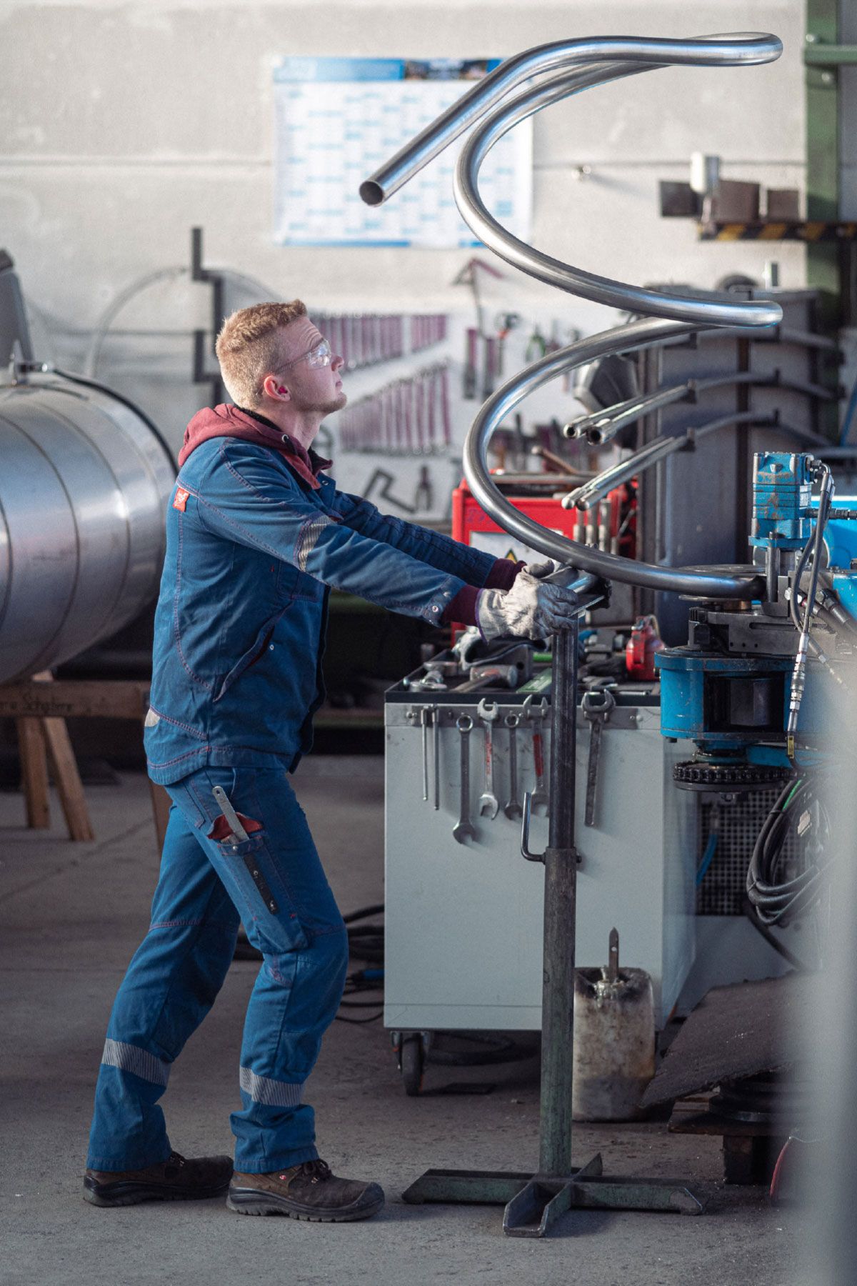 Handwerker Fotograf Schlosserei